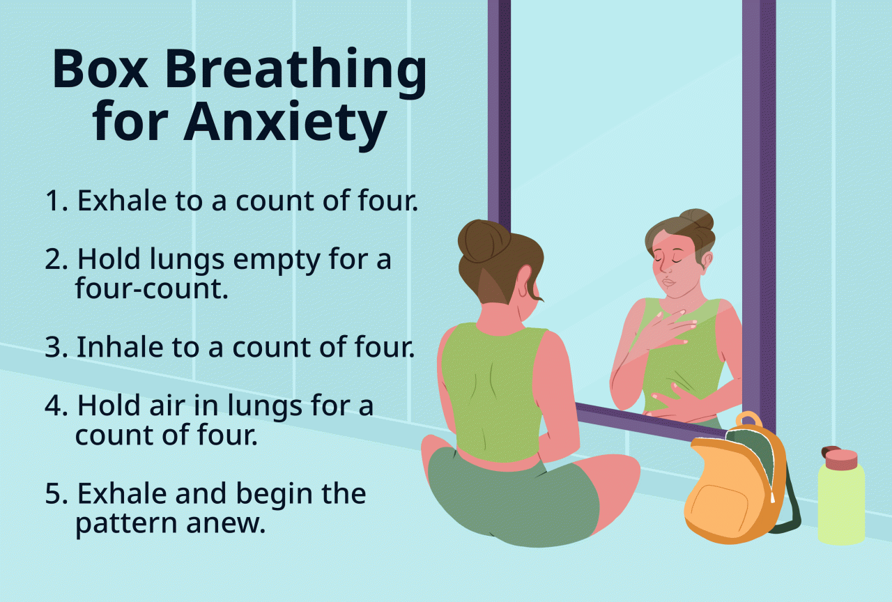 Breathing anxiety stress relief reduce hold reduces